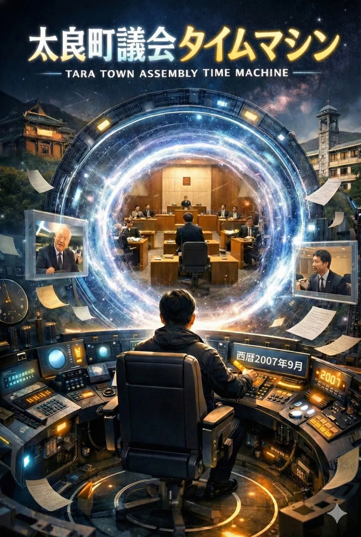 太良町議会タイムマシンを作りました
